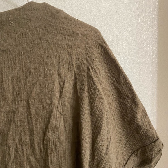 Story of My Dress olive green babydoll dress size small - Picture 5 of 6